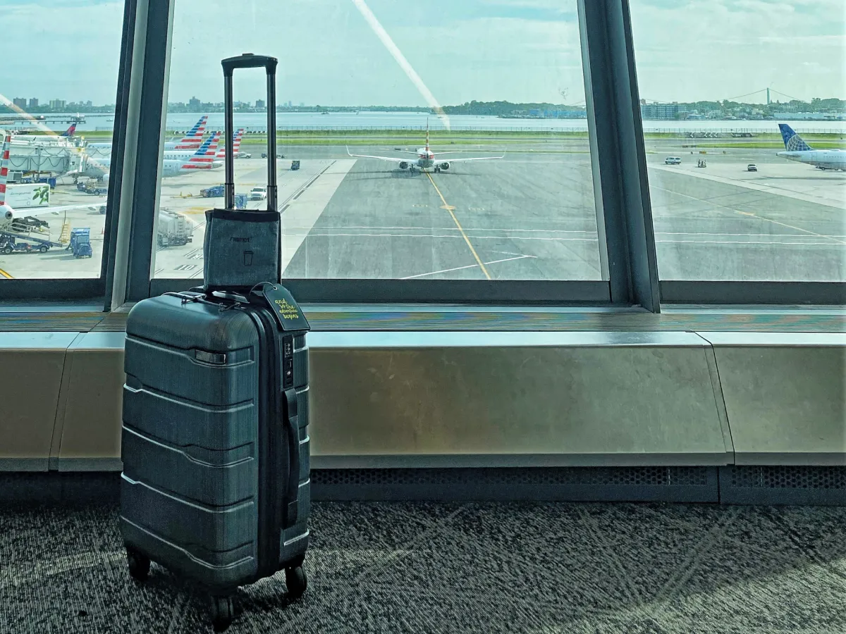 Equipaje de mano en aeropuerto
